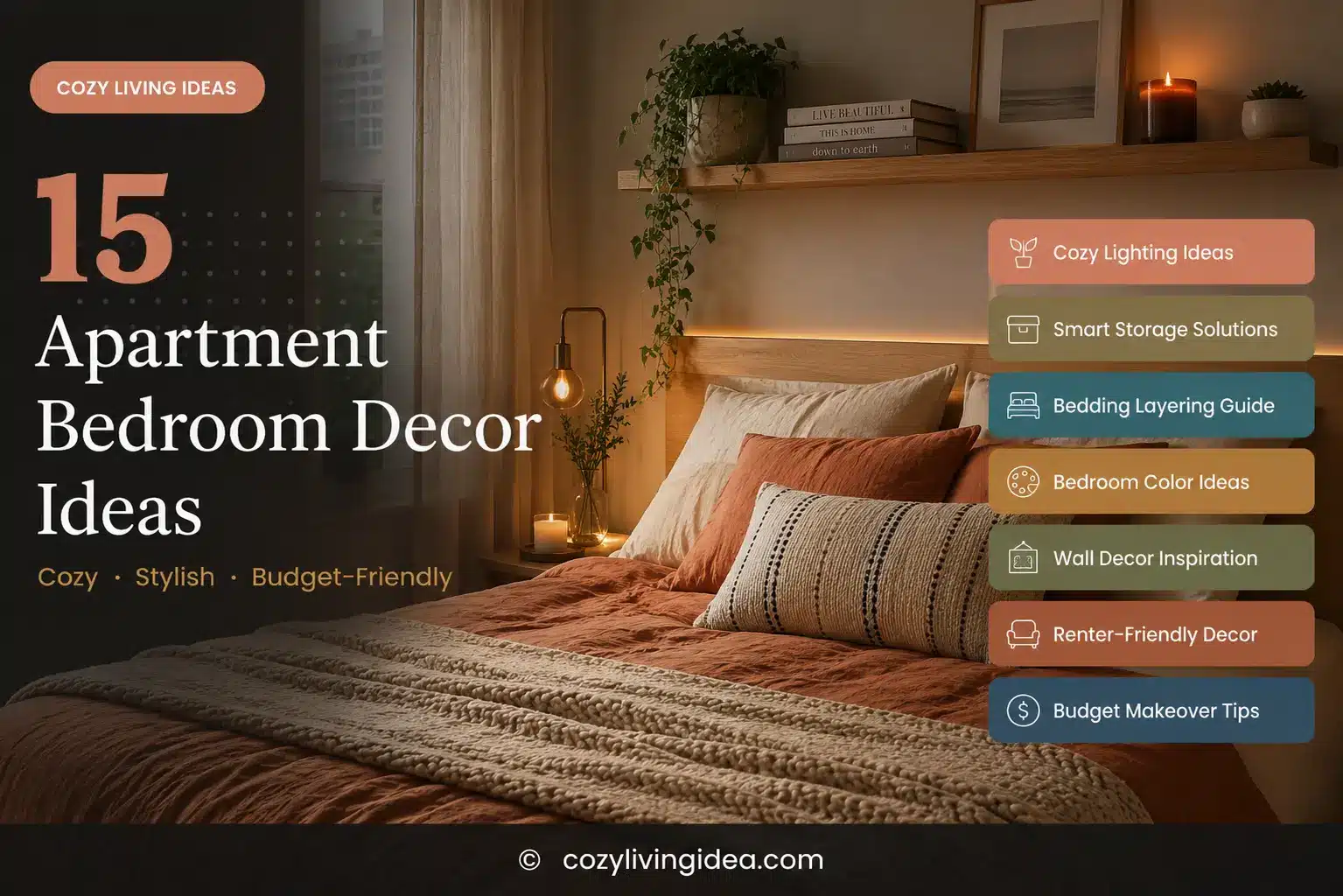 Apartment Bedroom Decor Ideas: Cozy & Budget-Friendly