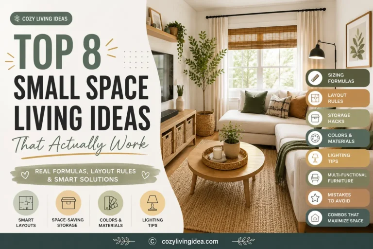 Small Space Living Ideas: The Formulas and Layout Rules That Actually Work