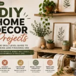 DIY Home Decor Projects: The Skill-Level Guide to Picking (and Finishing) One