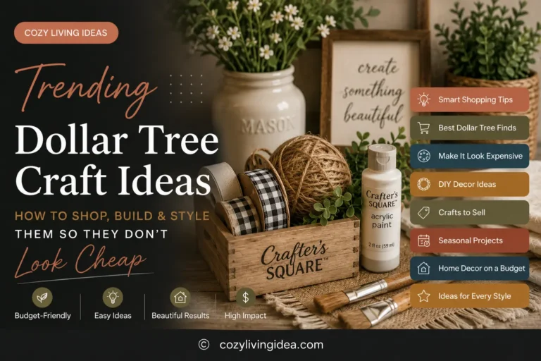 Dollar Tree Craft Ideas: How to Shop, Build, and Style Them So They Don’t Look Cheap