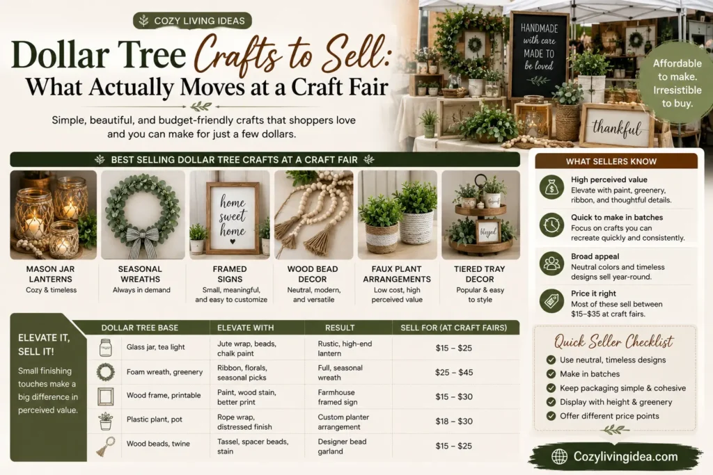 Best-selling Dollar Tree crafts for craft fairs
