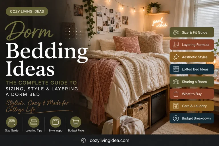 Dorm Bedding Ideas: The Complete Guide to Sizing, Style, and Layering a Dorm Bed