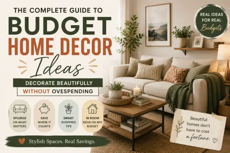 Budget Home Decor Ideas: The Complete Guide to Decorating Without Overspending