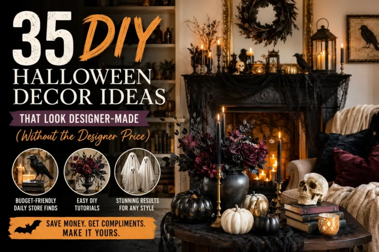 35 DIY Halloween Decor Ideas That Look Designer-Made (Without the Designer Price)
