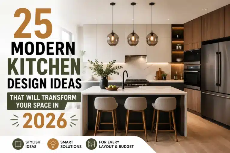 25 Modern Kitchen Design Ideas That Will Transform Your Space in 2026