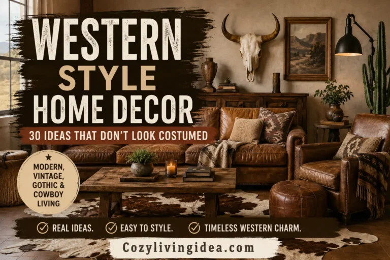 Western Style Home Decor: What Actually Makes It Look Curated (Not Costumed)