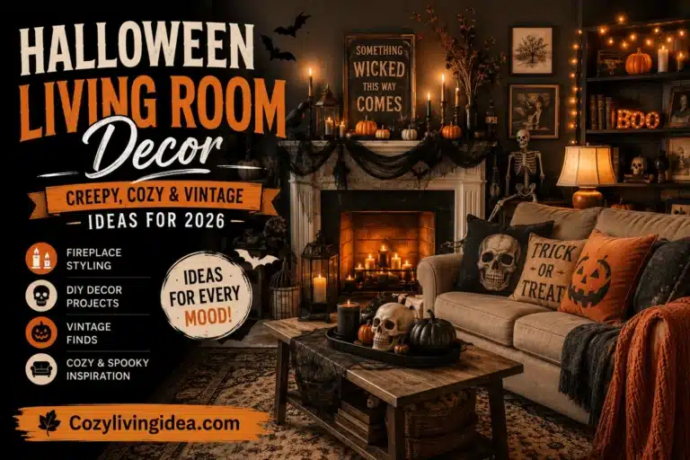Halloween Living Room Decor: Creepy, Cozy & Vintage Ideas for 2026