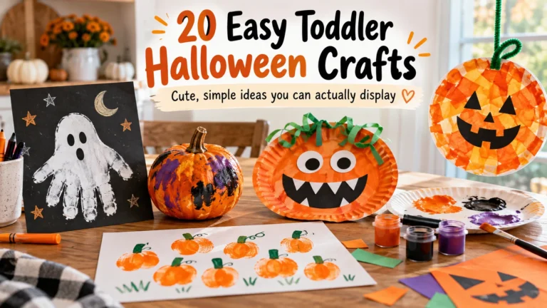 20 Easy Toddler Halloween Crafts (That Look Good Enough to Display)