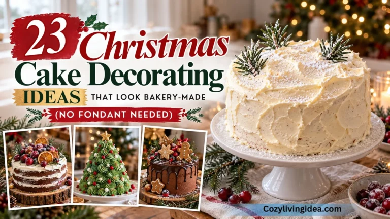 23 Christmas Cake Decorating Ideas That Look Bakery-Made (No Fondant Needed)